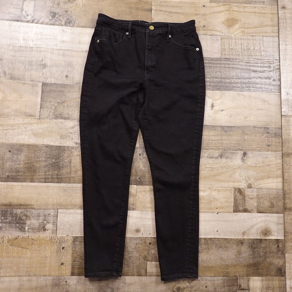 Revtown Decade Denim High-Rise Skinny‎ Jeans Women’s 32 Black Stretch